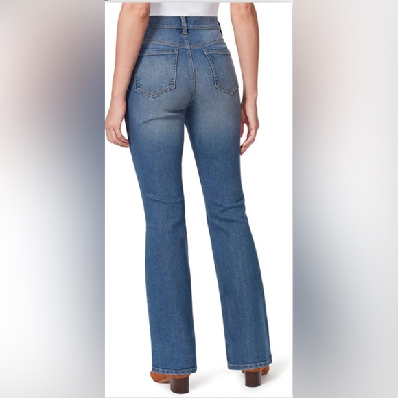 Slimming Look Boot Cut Stretch Jeans Womens Plus Size 18W Gloria Vanderbilt - Picture 5 of 11